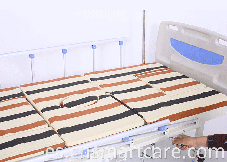 Manual multifunción Manual Hospital cama de ancianos Cama para el paciente para atención domiciliaria